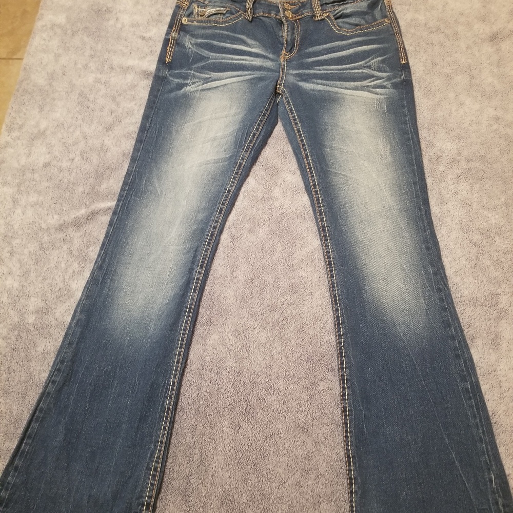 Wide leg jeans